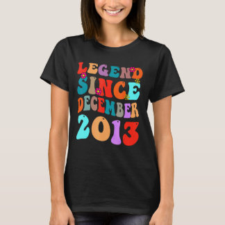 Legend Since December 2013 Vintage Birthday Retro  T-Shirt