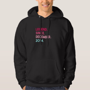 Legend Since December 2014 Birthday Hoodie