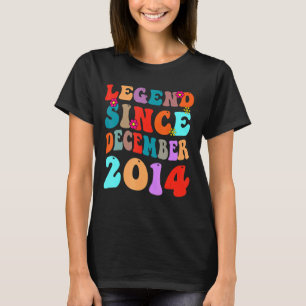 Legend Since December 2014 Vintage Birthday Retro T-Shirt