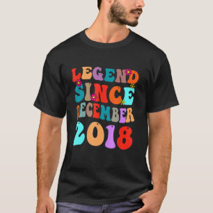 Legend Since December 2018 Vintage Birthday Retro T-Shirt