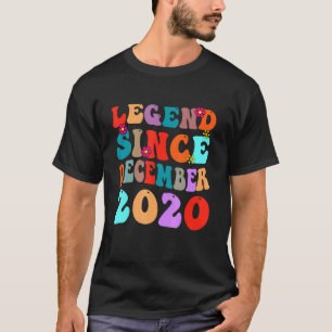 Legend Since December 2020 Vintage Birthday Retro T-Shirt