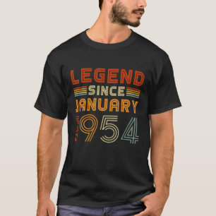 Legend Since January 1954 Men Women Vintage 68Th B T-Shirt
