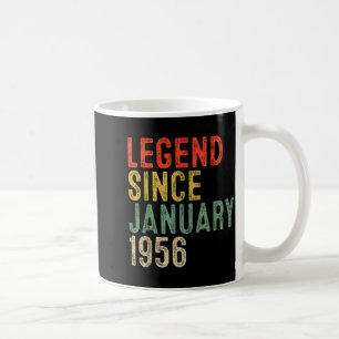 Legend Since January 1956 70th Birthday Gifts 70 Y Coffee Mug