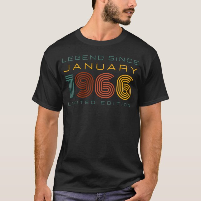 Legend Since January 1966, Limited Edition Men's  T-Shirt (Front)