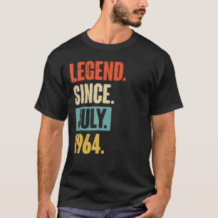 Legend Since July 1964 58 Year Old 58th Birthday T-Shirt