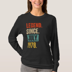 Legend Since July 1970 52 Year Old 52nd Birthday T-Shirt