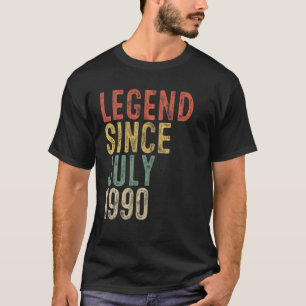 Legend Since July 1990 30Th Birthday Gift 30 Year T-Shirt