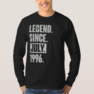 Legend Since July 1996 26 Year Old 26th Birthday T-Shirt