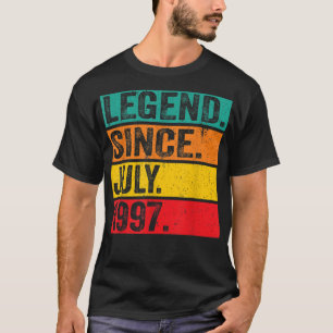 Legend Since July 1997 25th Birthday 25 Years Old T-Shirt