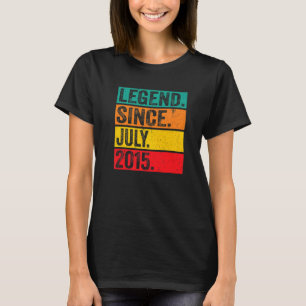 Legend Since July 2015 7 Years Old 7th Birthday Vi T-Shirt