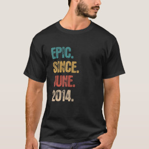 Legend Since June 2014 8 Year Old 8th Birthday T-Shirt