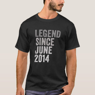 Legend Since June 2014 Awesome 7 Years Old 7Th Bir T-Shirt