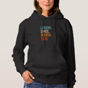 Legend Since March 1989 34th Birthday Hoodie