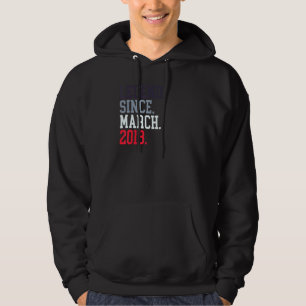 Legend Since March 2018 For Men Women March 2018 Hoodie
