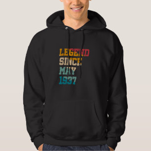 Legend Since May 1937 Funny 88 Years Old Retro 88t Hoodie