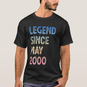 Legend Since May 2000 25th Birthday Men Women T-Shirt