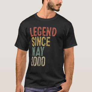 Legend Since May 2000 Men Woman 21St Birthday 21 Y T-Shirt