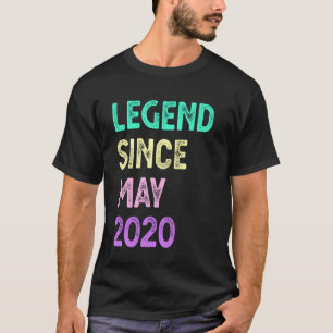 Legend Since May 2020 5th Birthday Boys Girls T-Shirt