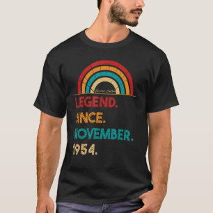 Legend Since November 1954 68th Birthday Born In T-Shirt