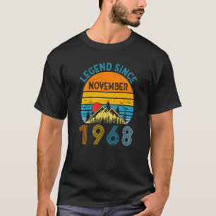 Legend Since November 1968 54th Birthday 54 Years T-Shirt