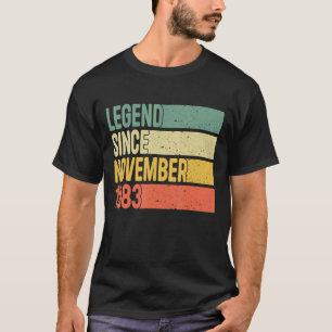 Legend Since November 1983 39 Years Old 39th Birt T-Shirt