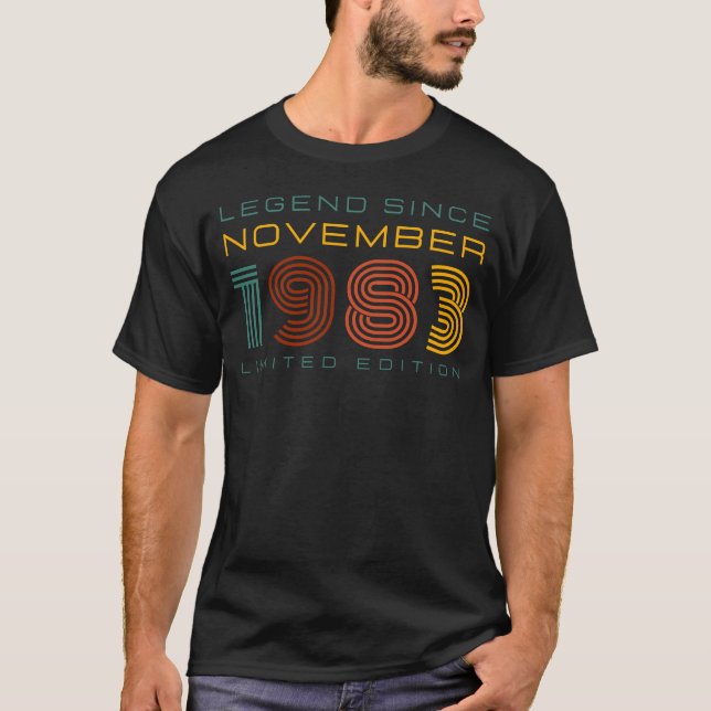 Legend Since November 1983, Limited Edition Men's  T-Shirt (Front)