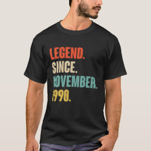 Legend Since November 1990 - Vintage 1990 30th Bir T-Shirt