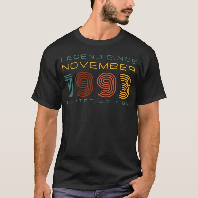 Legend Since November 1993, Limited Edition Men's  T-Shirt (Front)