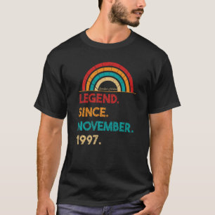 Legend Since November 1997 25th Birthday Born In T-Shirt