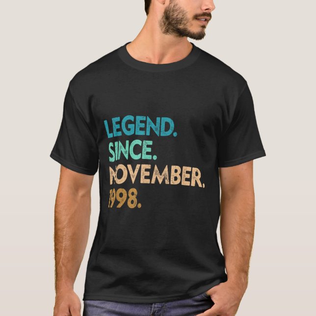Legend Since November 1998 Apparel  T-Shirt (Front)