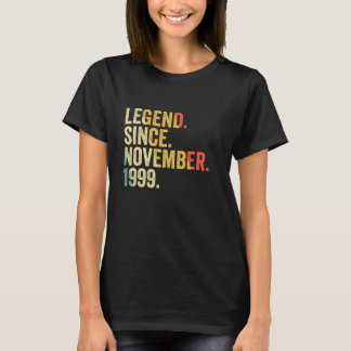 Legend Since November 1999 23 Years Old 23rd Birt T-Shirt
