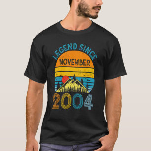 Legend Since November 2004 18th Birthday 18 Years T-Shirt