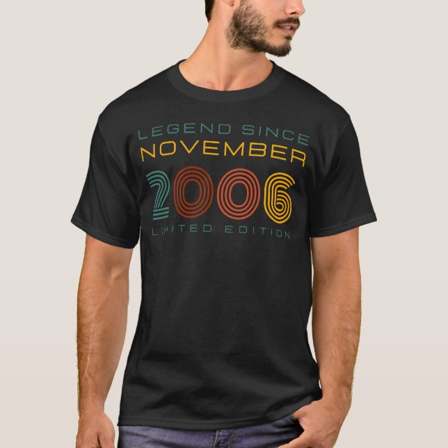 Legend Since November 2006, Limited Edition Men's  T-Shirt (Front)