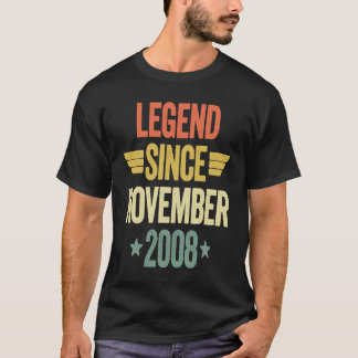 Legend Since November 2008 T-Shirt