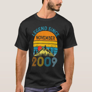 Legend Since November 2009 13th Birthday 13 Years T-Shirt