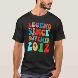 Legend Since November 2012 Vintage Birthday Retro T-Shirt