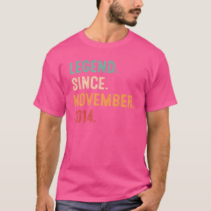 Legend Since November 2014 8th Birthday  8 Years O T-Shirt