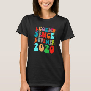 Legend Since November 2020 Vintage Birthday Retro T-Shirt