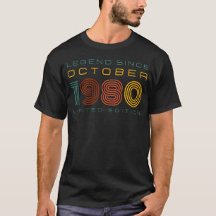 Legend Since October 1980, Limited Edition Men's T-Shirt