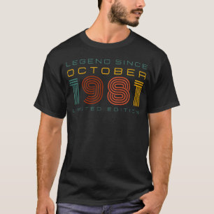 Legend Since October 1981, Limited Edition Men's T-Shirt