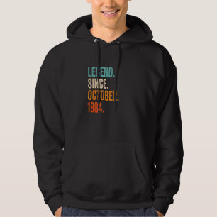 Legend Since October 1984 38th Birthday Hoodie