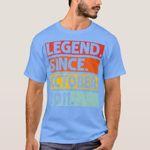 Legend Since October 2011 11th Birthday 11 Years O T-Shirt