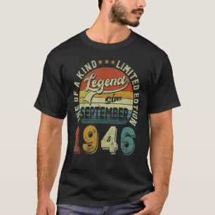 Legend Since September 1946 76 Years Old 76th Birt T-Shirt