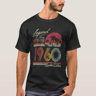 Legend Since September 1960 60Th Birthday Gift 60 T-Shirt