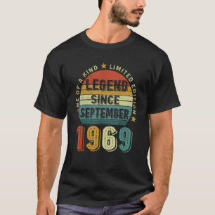 Legend Since September 1969 53rd Birthday 53 Years T-Shirt