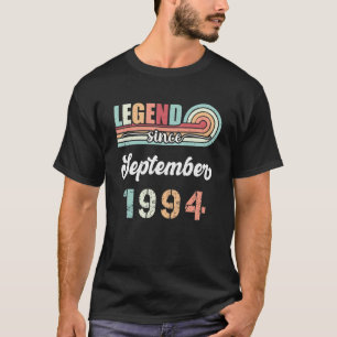 Legend Since September 1994 28 Years Old Vintage B T-Shirt