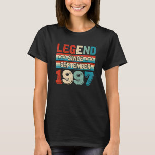 Legend Since September 1997 Retro 25 Yrs Old 25th T-Shirt