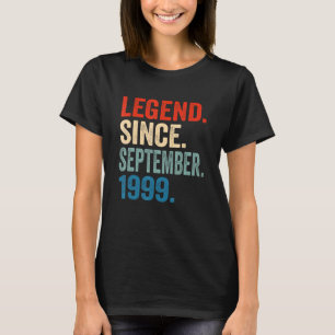 Legend Since September 1999 23rd Birthday 23 Years T-Shirt