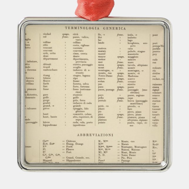 Legend southern France 3536 Metal Tree Decoration (Front)