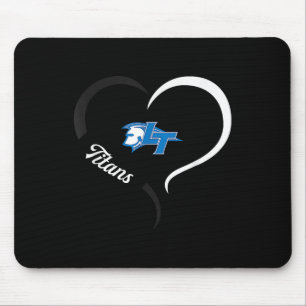 Legend Titans Logo Half Heart Slogan Hs Mouse Mat
